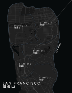 Carbon 2185 Stadtkarte San Francisco